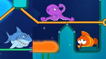 save the fish / pull the pin level save fish pull the pin android and ios games / mobile game