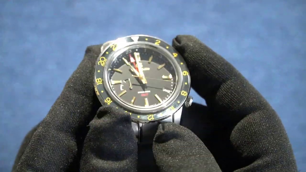 Grand Seiko SBGE215 GMT high-intensity Titanium - YouTube