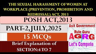POSH ACT,2013:PART-2