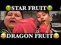 Exotic Fruit Taste Test: Dragon Fruit, Star Fruit, and Kiwi Experience