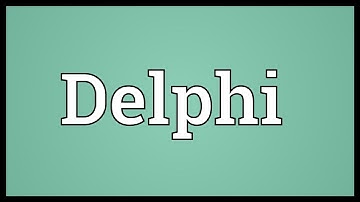 Delphi Meaning