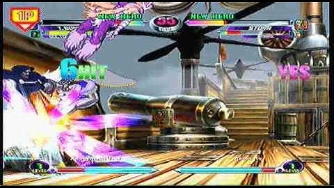 MvC2 Online (360): Anonymous Usar (Doom/Hood/Tron) vs Brett (MSSpiral) 1 .:12.18.09:.