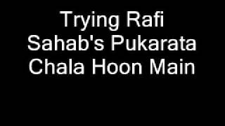 Video thumbnail of "Pukarata Chala Hoon Main.wmv"