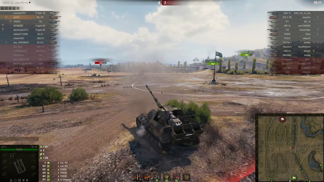 spg amex Obj.261 Top Gun draw