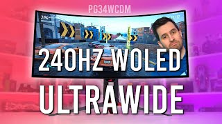 WOLED vs QDOLED Ultrawide Gaming, What's Better?  Asus ROG Swift PG34WCDM Review