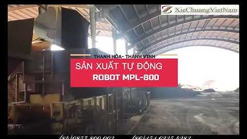 Yaskawa Robot MPL-800 in Vietnam, robot brick making machine, robot stack