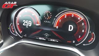 BMW 750 Acceleration 2016 تسارع بي ام دبليو 750
