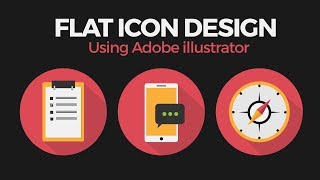 Flat Icon Design in Adobe illustrator CC - Tuhin's Editing