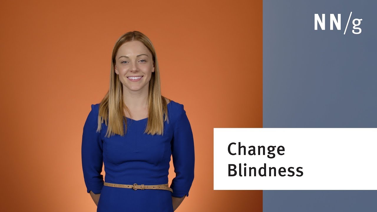 Change Blindness In User Interfaces