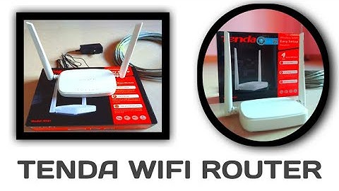 Tenda wireless N300 wifi router|unboxing video| how to setup|easy setup