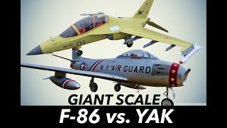 F86 vs. Yak Giant scale RC jets