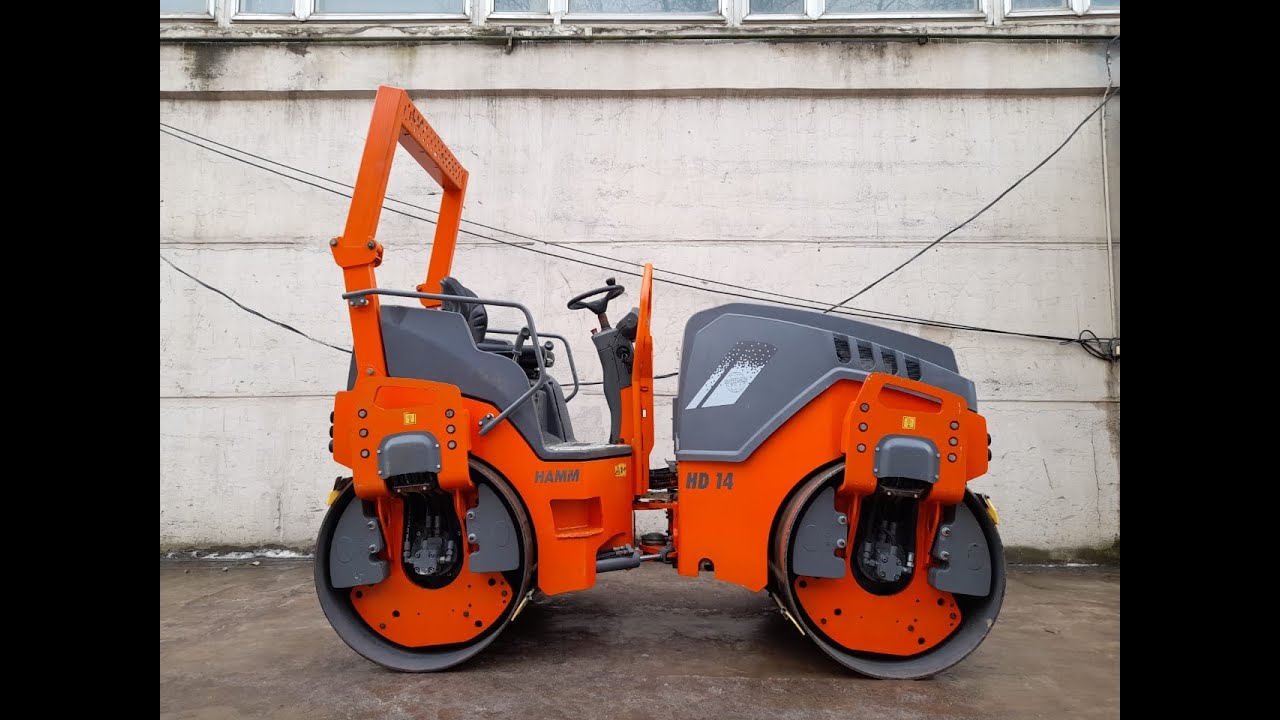Обзор катка HAMM HD 14