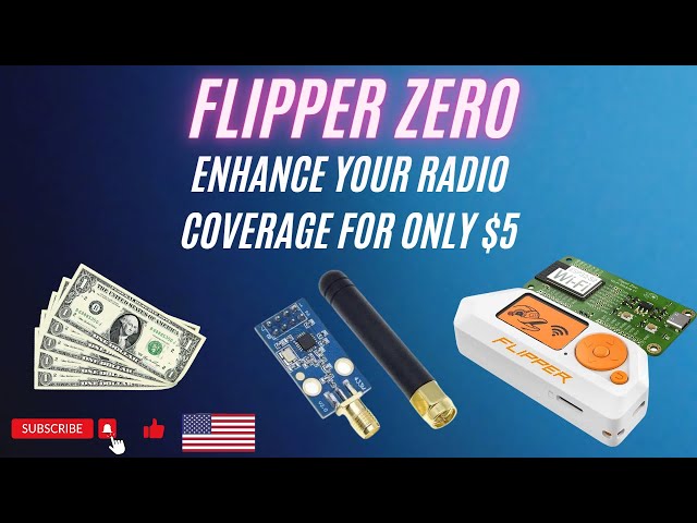 Flipper Zero : 5$ Mod. to increase your TX and RX radio