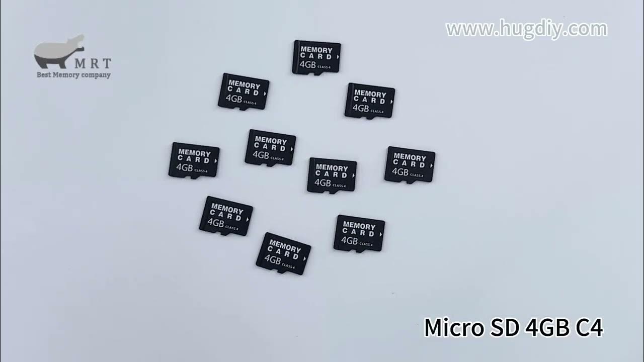 4gb micro sd cards class 4 - YouTube
