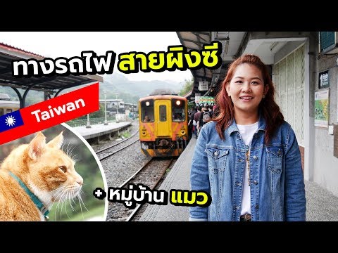 ทางรถไฟสายผิงซี & หมู่บ้านแมว เที่ยวไต้หวัน