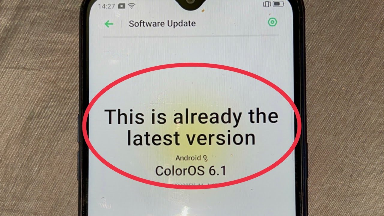 How To Fix This Is Already The Latest Version ColorOS Problem Solve In How To Fix This Is Already The Latest Version ColorOS Problem Solve In