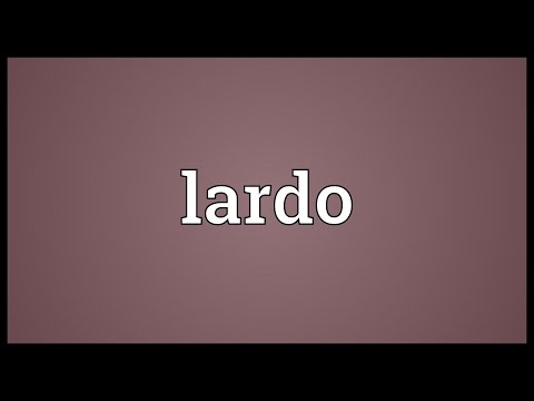Lardo Meaning