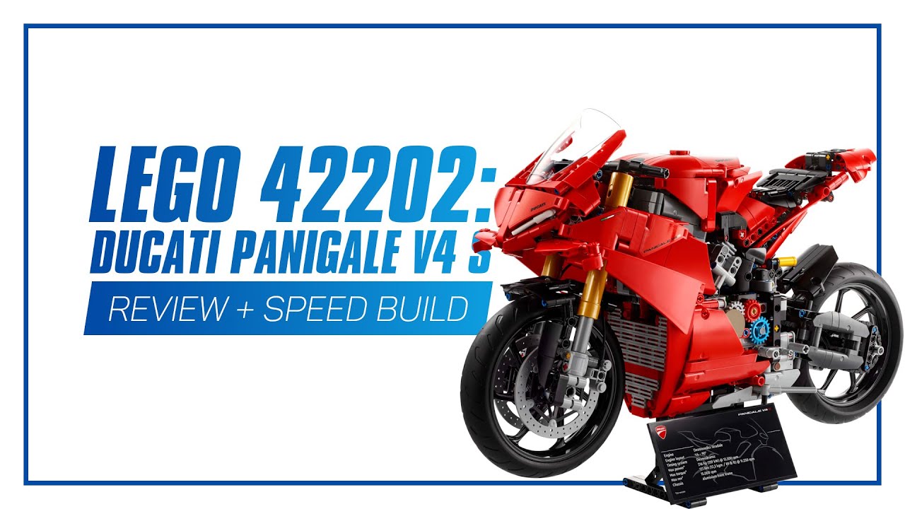 LEGO Technic 42202: Ducati Panigale V4 S - IN-DEPTH REVIEW - YouTube