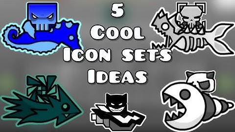5 Cool icon sets ideas for geometry dash (part 1)