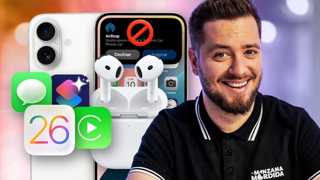 🚨 FILTRADO iOS 26, malas noticias iPhone 17, adiós a AirDrop en Europa ...