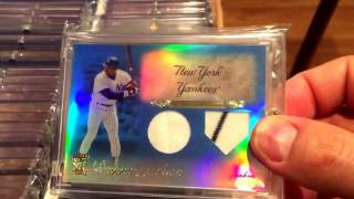 Random 500 HR club baseball card three row box rummage...