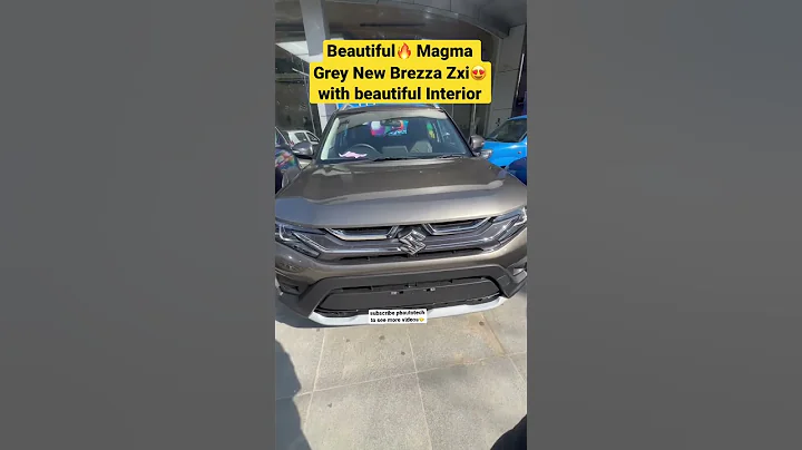 Beautiful🔥 Magma Grey New Brezza Zxi😍 with beautiful Interior @PBautotech #new #shorts #viral