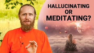 Why do visions appear in meditation?
