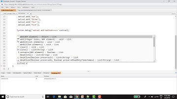 Apex Collection Set in salesforce