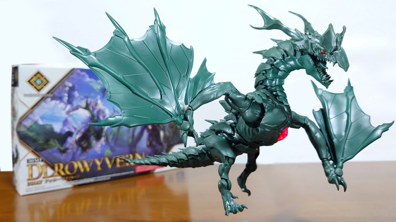 A Wyvern as a Plastic Model Kit?! You Can Put Other Characters in