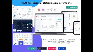 Responsive Web Application Kit Bootstrap 5 Web App UI Kit – Rhythm