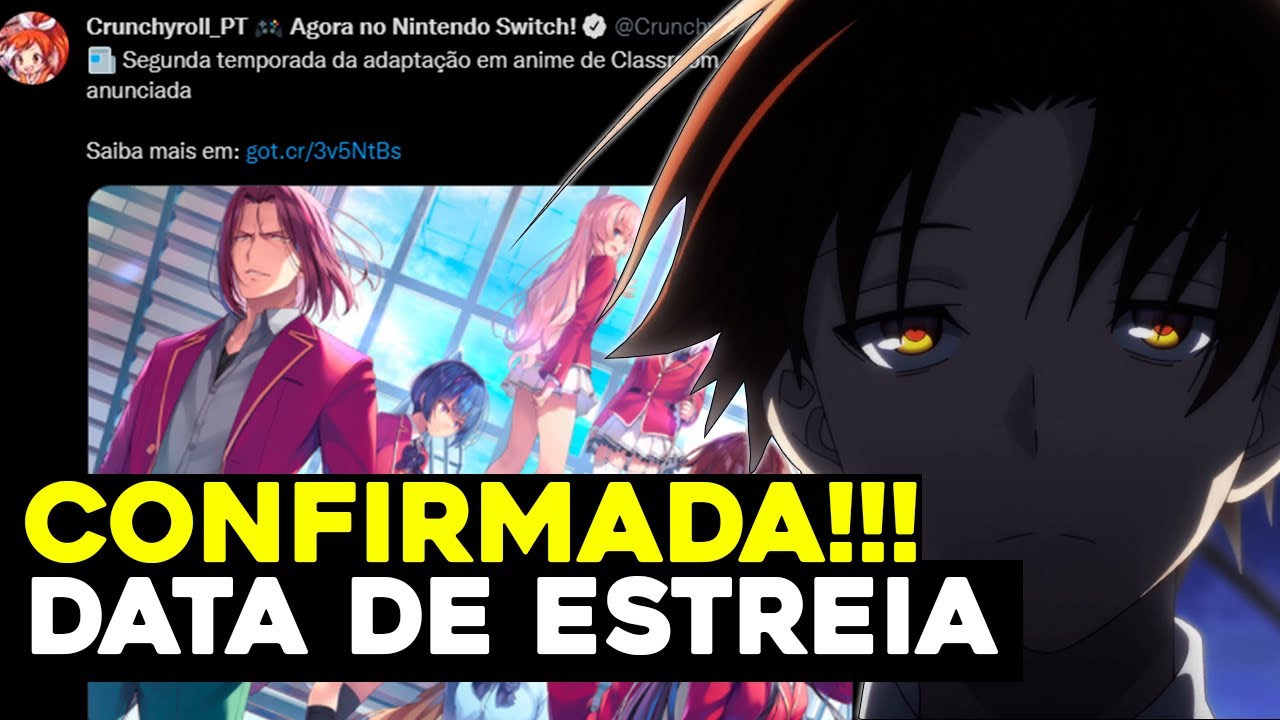 Classroom of the Elite: 1ª temporada estreia dublada na Crunchyroll