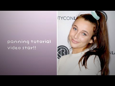 panning tutorial on video star!