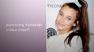 panning tutorial on video star!