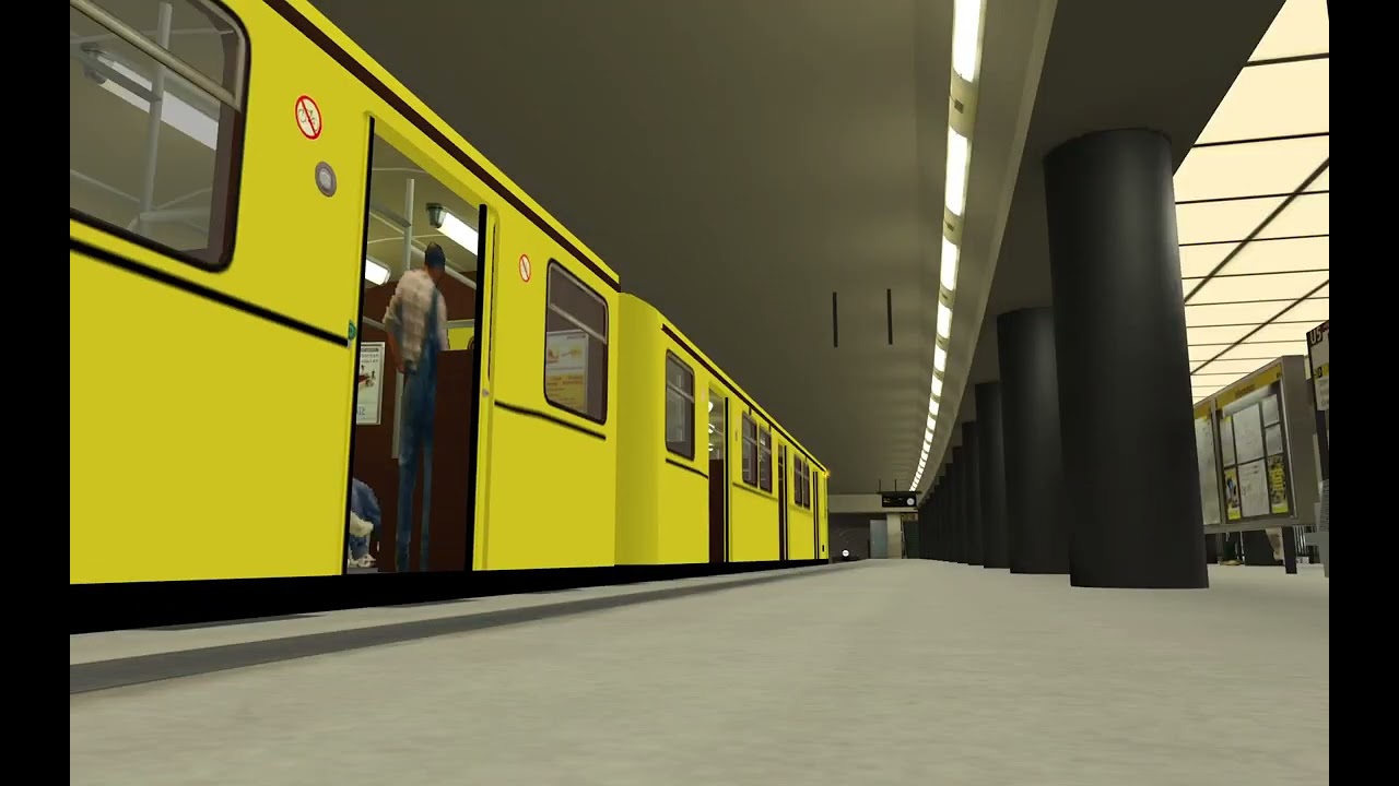 TS2009 U-Bahn Sim Berlin: Mit Philippa Ansagen auf der U55 im D57 Prototyp