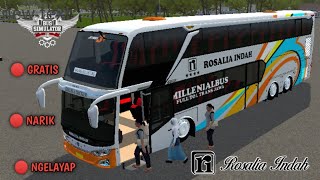 Mudah Banget Mendapatkan Bus Rosalia Indah Double Decker | Bus Simulator Indonesia (BUSSID) screenshot 4