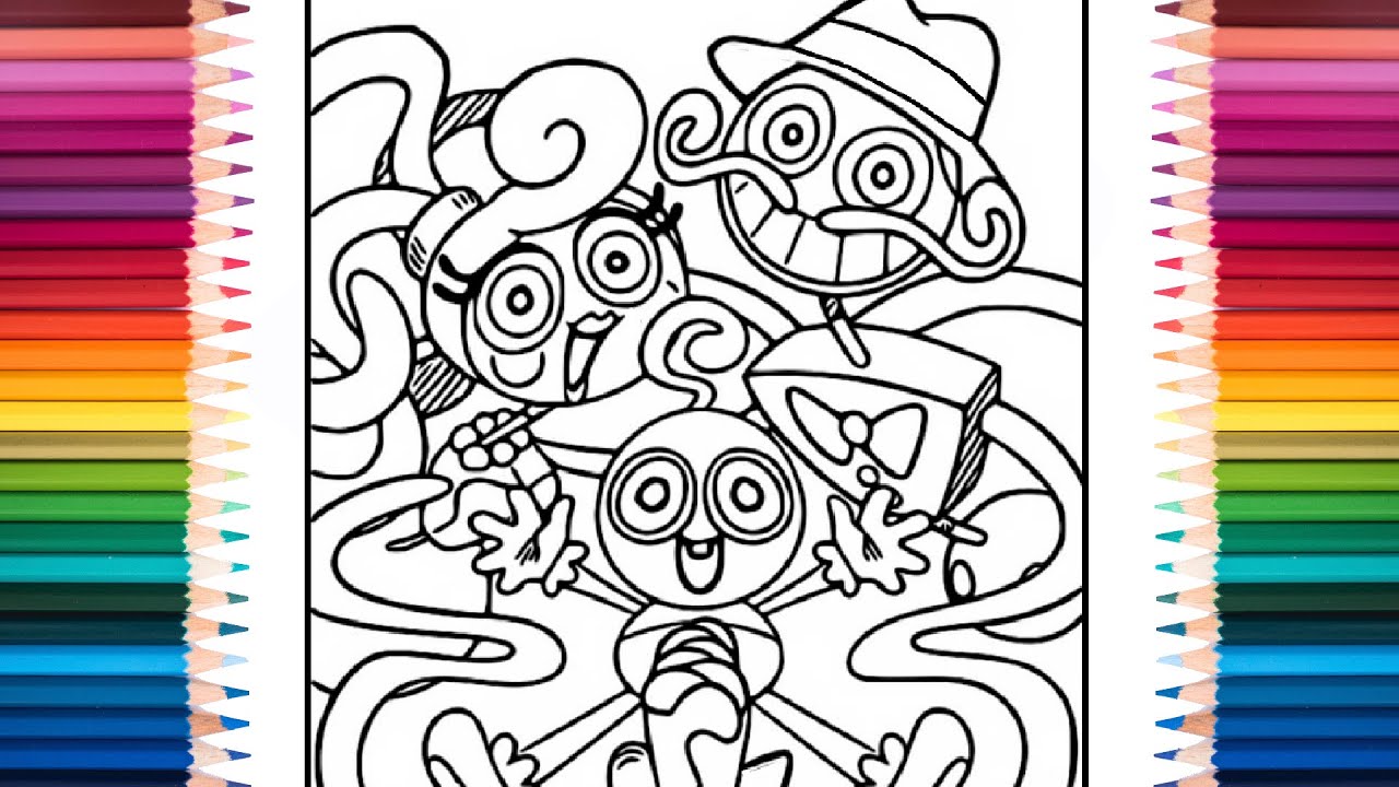 Mommy long legs coloring Page  Monster coloring pages, Coloring pages, Long  legs