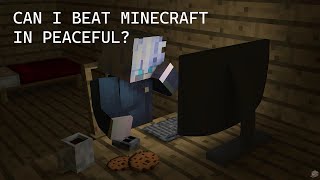 Can I Beat Minecraft In Peaceful | 1 #minecraft #peaceful #foryou