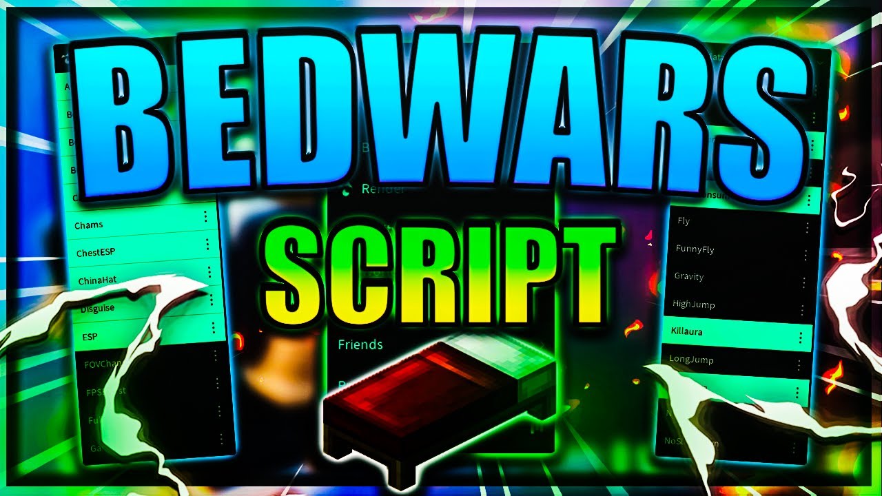 Pastebin script on my YT channel! #roblox #script #bedwars #killingnoo