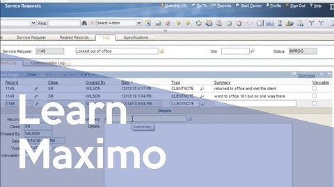 Projetech December 2010 Maximo Using Logs Tool