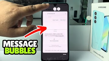How To Enable Text Message Notification Bubbles On Samsung A16