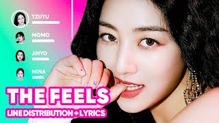 TWICE - The Feels Korean ver. (Line Distribution   Lyrics Karaoke) PATREON REQUESTED