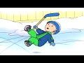 Funny Animated Cartoons 🏒 Caillou's Hockey Accident  🏒 Caillou Holiday Movie | Cartoons for Kids