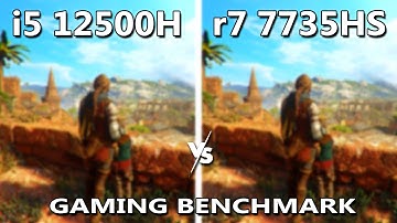 Intel i5 12500h vs Ryzen 7 7735hs Gaming Benchmark | Acer Nitro 5 Gaming Test | #rtx3050