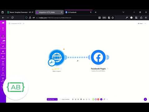 APIBanner.com and Make.com integration tutorial screenshot
