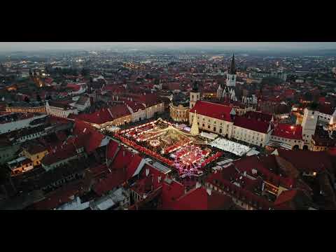 Sibiu Transylvania Christmas Market 4K