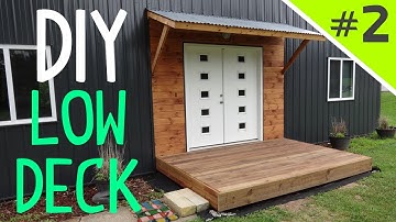 How to Build a Ground Level Floating Deck - Part 2 of 5