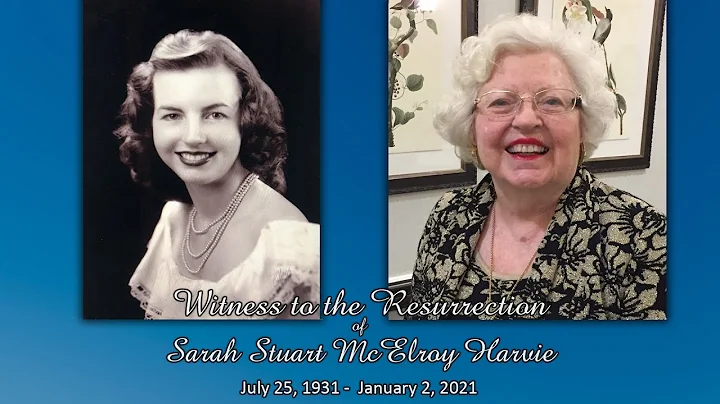 Witness to the Resurrection of Sarah Stuart McElro...