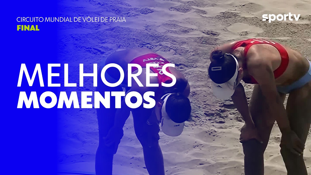 CHINA SUPERA O BRASIL NA FINAL | MELHORES MOMENTOS | CIRCUITO MUNDIAL DE VÔLEI DE PRAIA | sportv