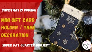 Christmas Mini Stocking Gift Card Holder Tutorial Make Your Own