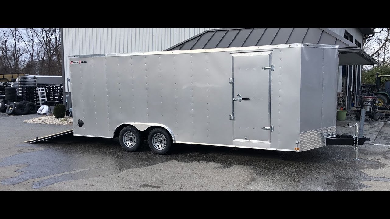 Wells Cargo Fastrac 8.5x20' Enclosed Car Hauler Trailer 7000# GVW FT8520T2-D